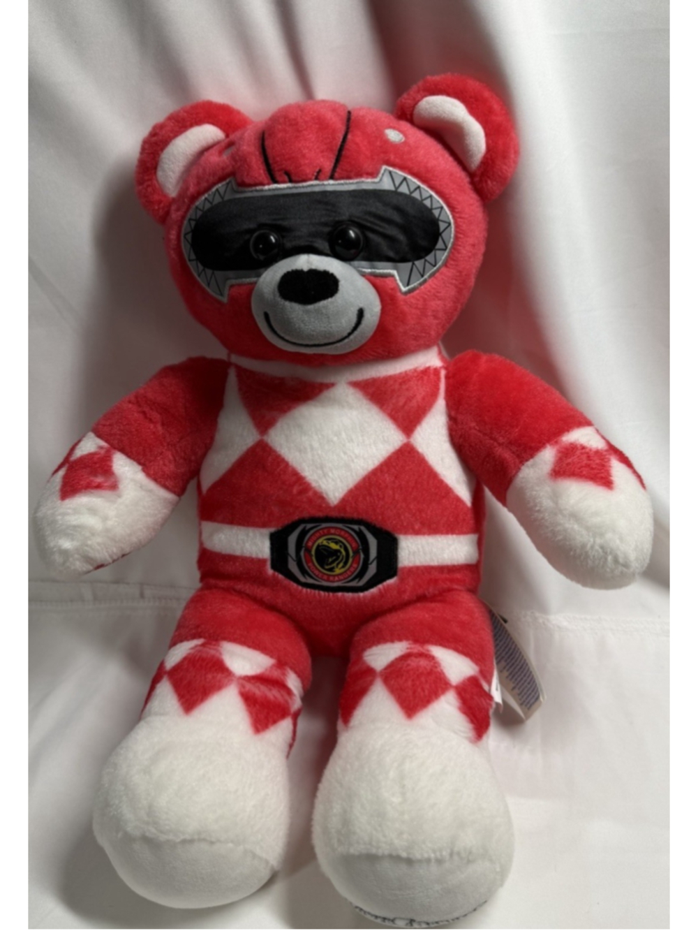 Build A Bear Power Rangers Red Ranger BAB Plush Stuffed Toy Limited Edition